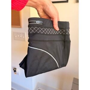 Athleta black womens Medium Miles compression‎ tight